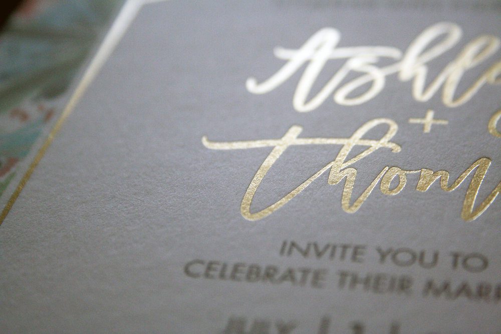 Eggshell wedding invitation papers