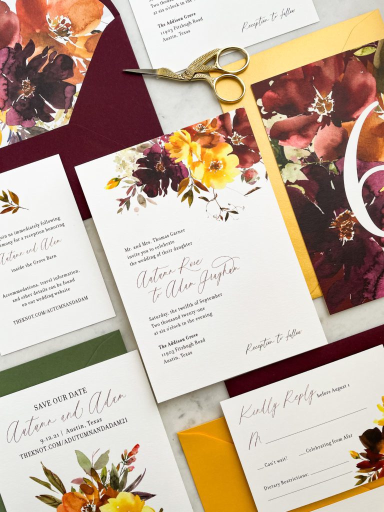 Wedding Invitation Papers 